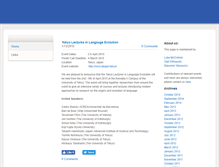 Tablet Screenshot of evolutionarylinguistics.org